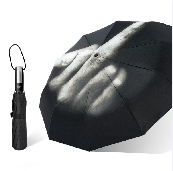 Funny Umbrella Middle Finger Folding Umbrella Creative Gift