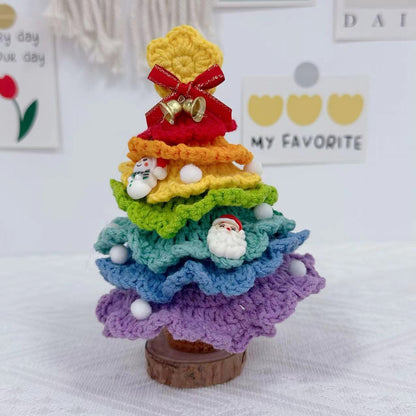 7-layerHandcrafted Crochet Christmas Tree