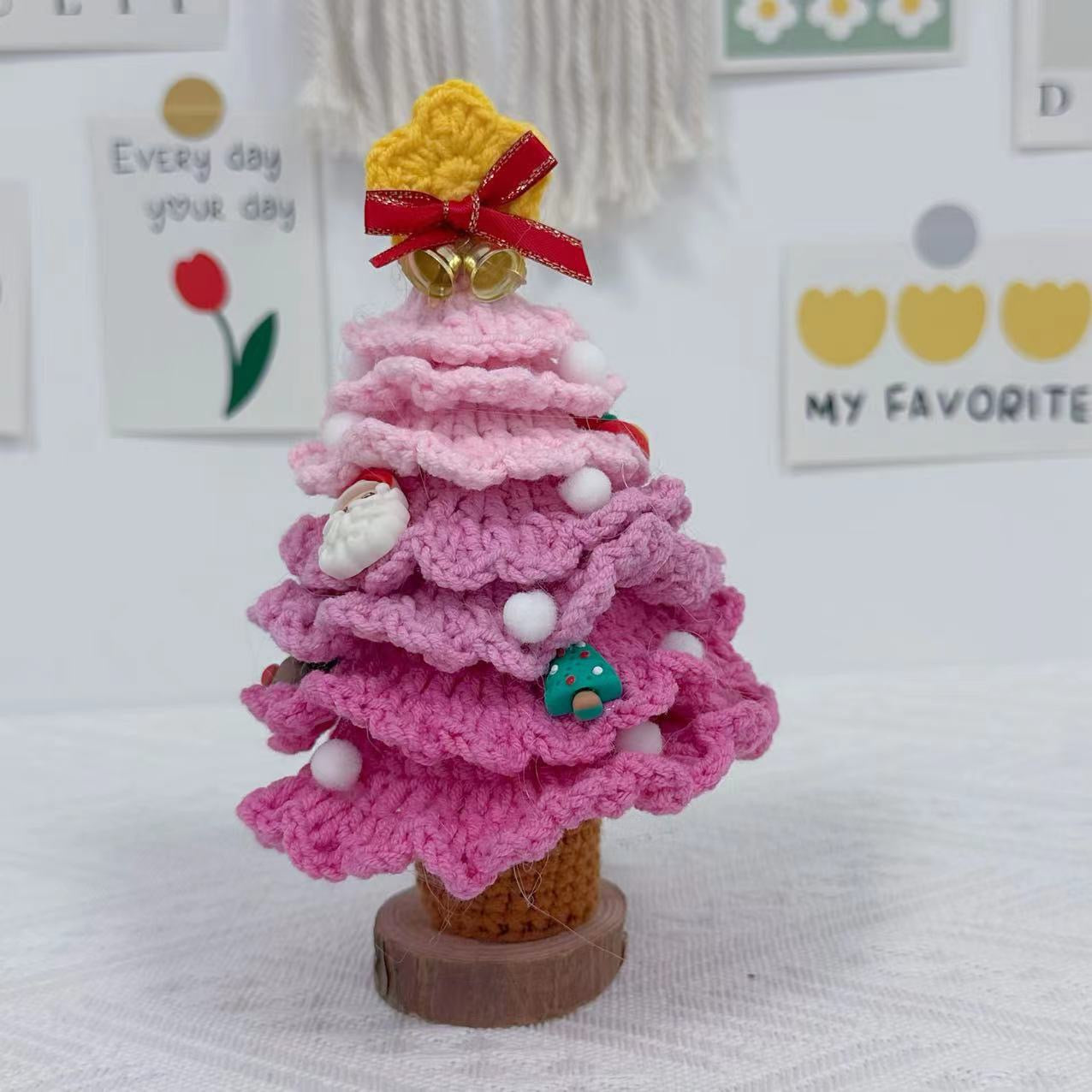 7-layerHandcrafted Crochet Christmas Tree