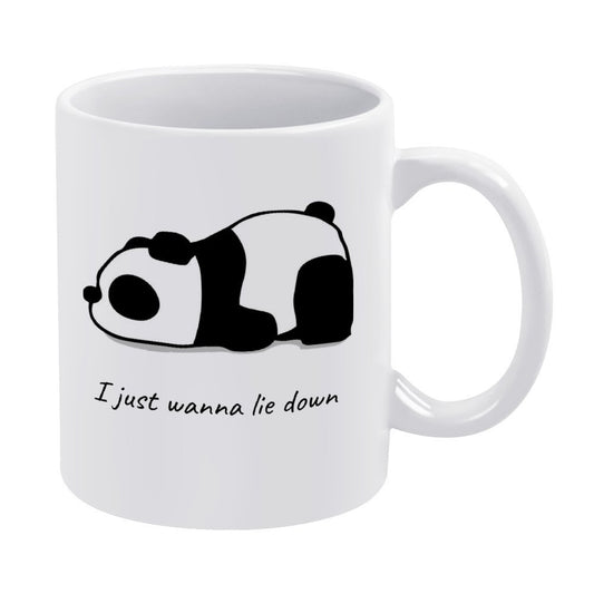 I Just Wanna Lie Down Panda Mug 12OZ 350ML